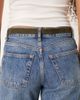 JJXX JJXX suede leather belt in khaki-Brown - 4