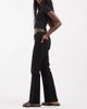 JJXX JJXX Texas low rise flare jeans in solid black - 2