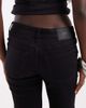 JJXX JJXX Texas low rise flare jeans in solid black - 4