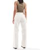 JJXX JJXX Tokyo low rise wide fit jeans in off white - 2