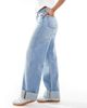 JJXX JJXX Tokyo wide leg jeans with cuffs in light blue - 2