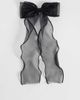 JJXX JJXX tulle bow hairclip in black - 1