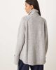 JJXX JJXX turtle neck sweater with cuffs in heather gray - 4