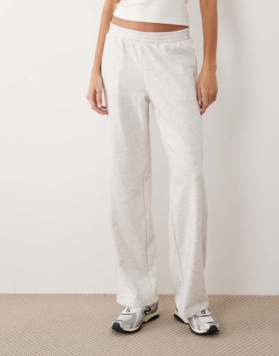 JJXX JJXX wide leg sweatpants in light gray