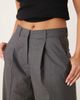 JJXX JJXX wide leg tailored pants in dark gray - 2