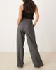 JJXX JJXX wide leg tailored pants in dark gray - 3