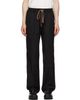 JKEEFER JKEEFER Black Alec Drawcord Trousers - 1