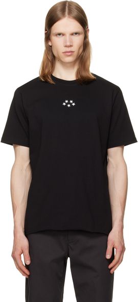 JKEEFER JKEEFER Black Five Stars T-shirt