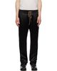 JKEEFER JKEEFER Black Moto Trousers - 1