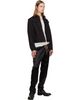 JKEEFER JKEEFER Black Moto Trousers - 4
