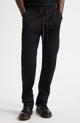 JKEEFER JKEEFER Marginal Moto Stretch Cotton Gabardine Pants