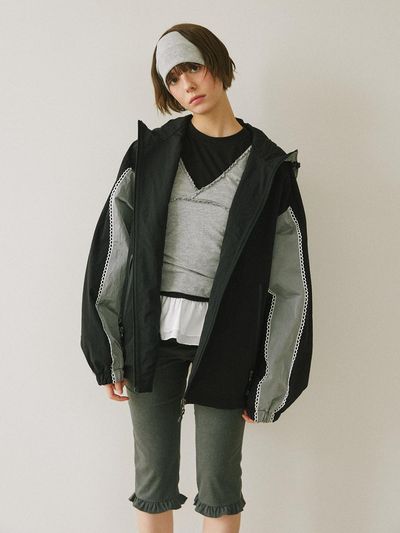 JKICHI Windmill Relaxed Fit Nylon Jacket