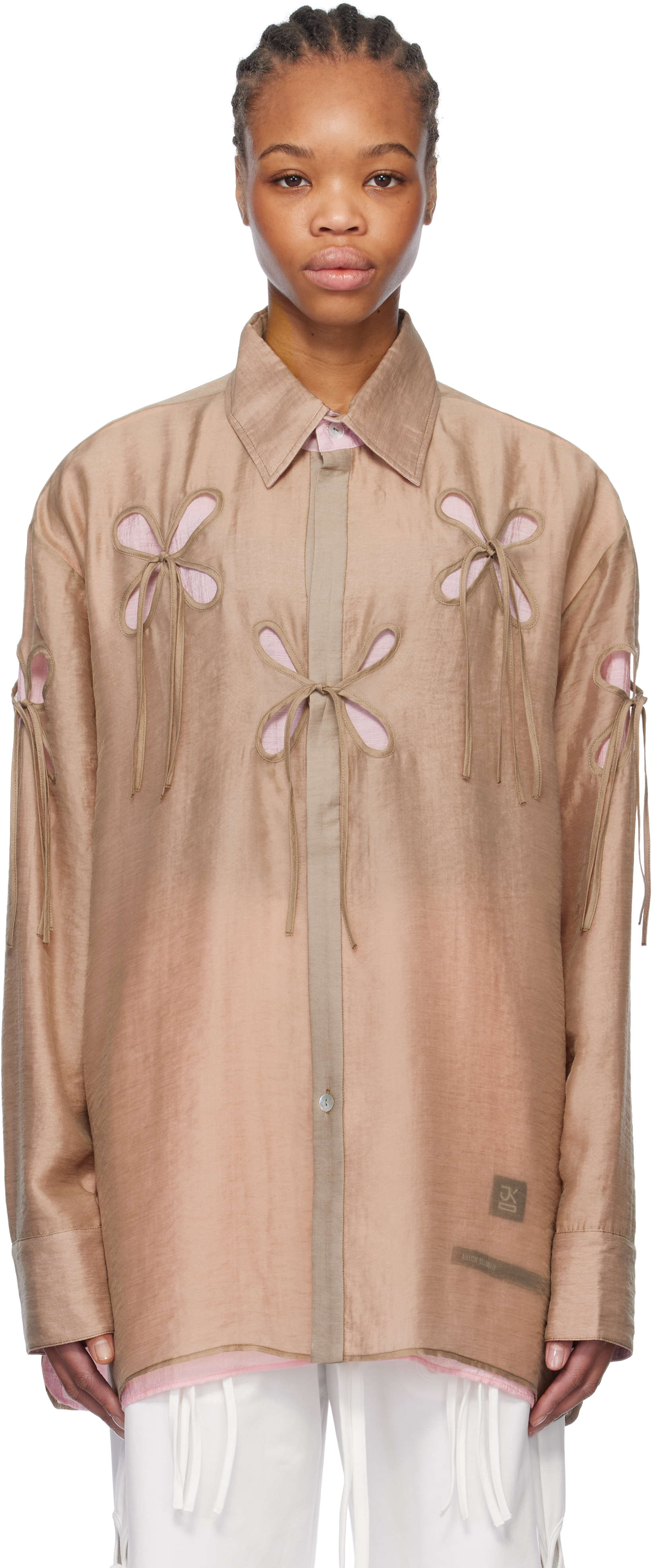 J.Kim - J. Kim Beige & Pink Anton Belinskiy Edition Organza Petal