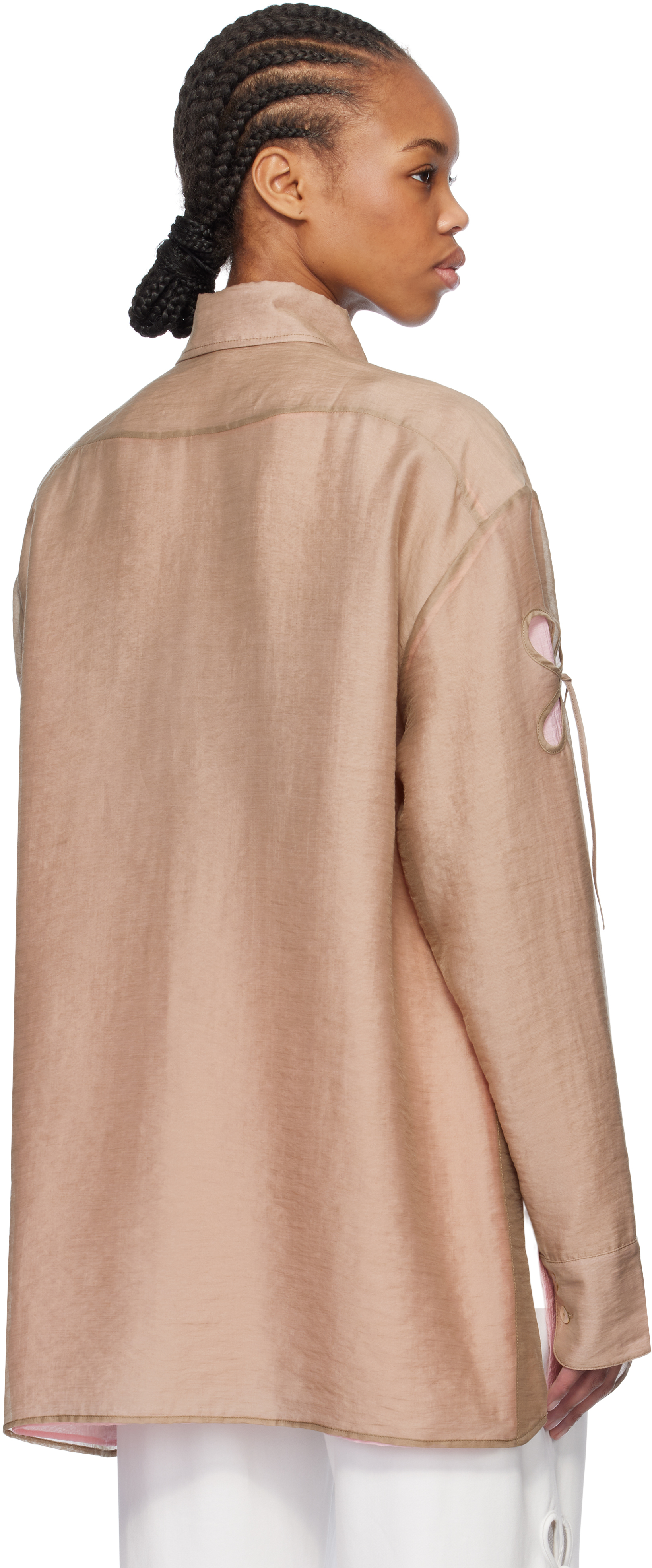 J.Kim - J. Kim Beige & Pink Anton Belinskiy Edition Organza Petal
