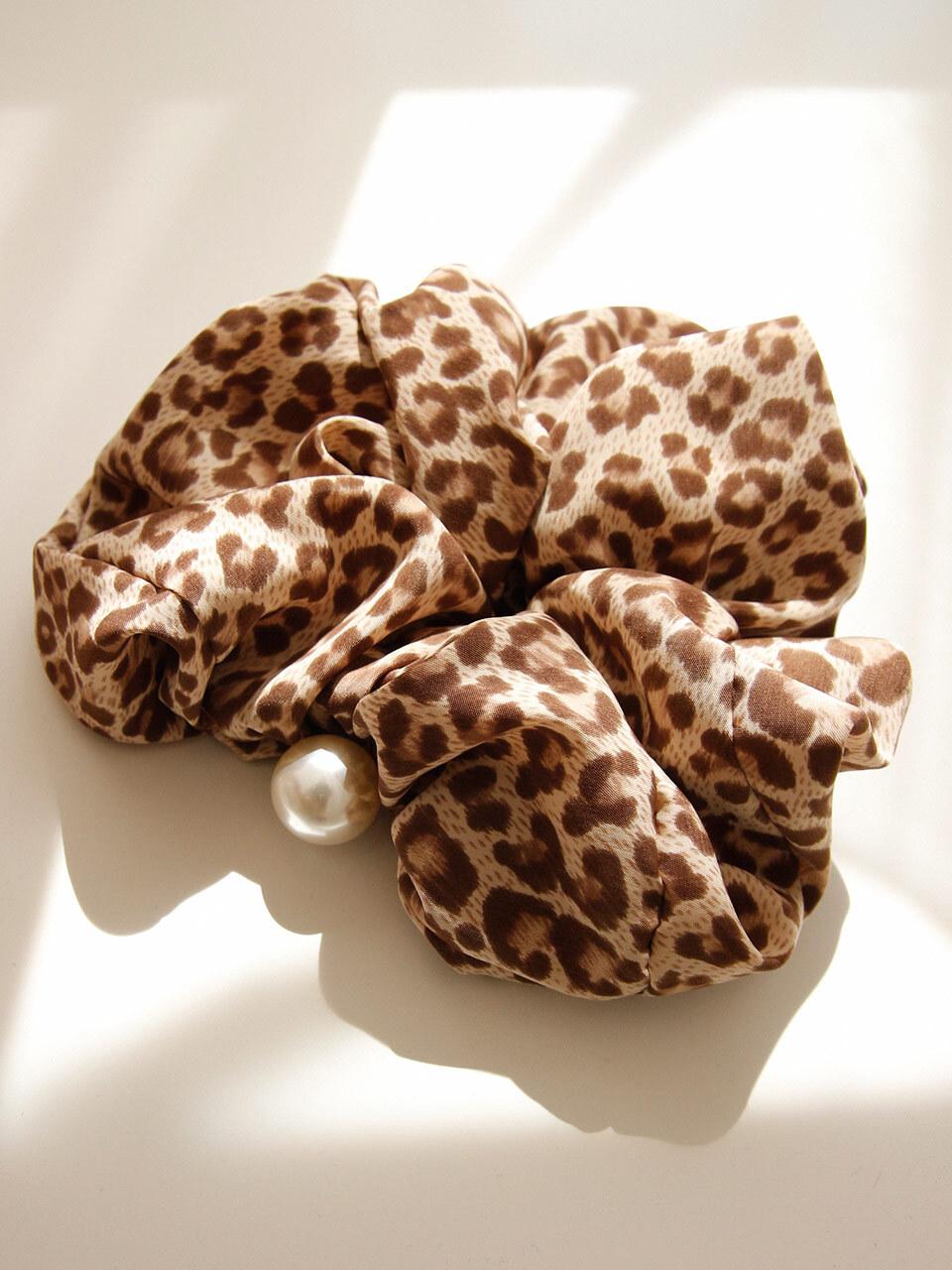 J.Lauren Antique Fabric Tripe Scrunchies (H01286)