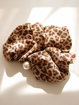 J.Lauren Antique Fabric Tripe Scrunchies (H01286)