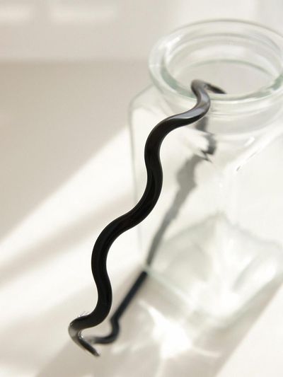 J.Lauren Black Wave Celluloid Hair Band H01165