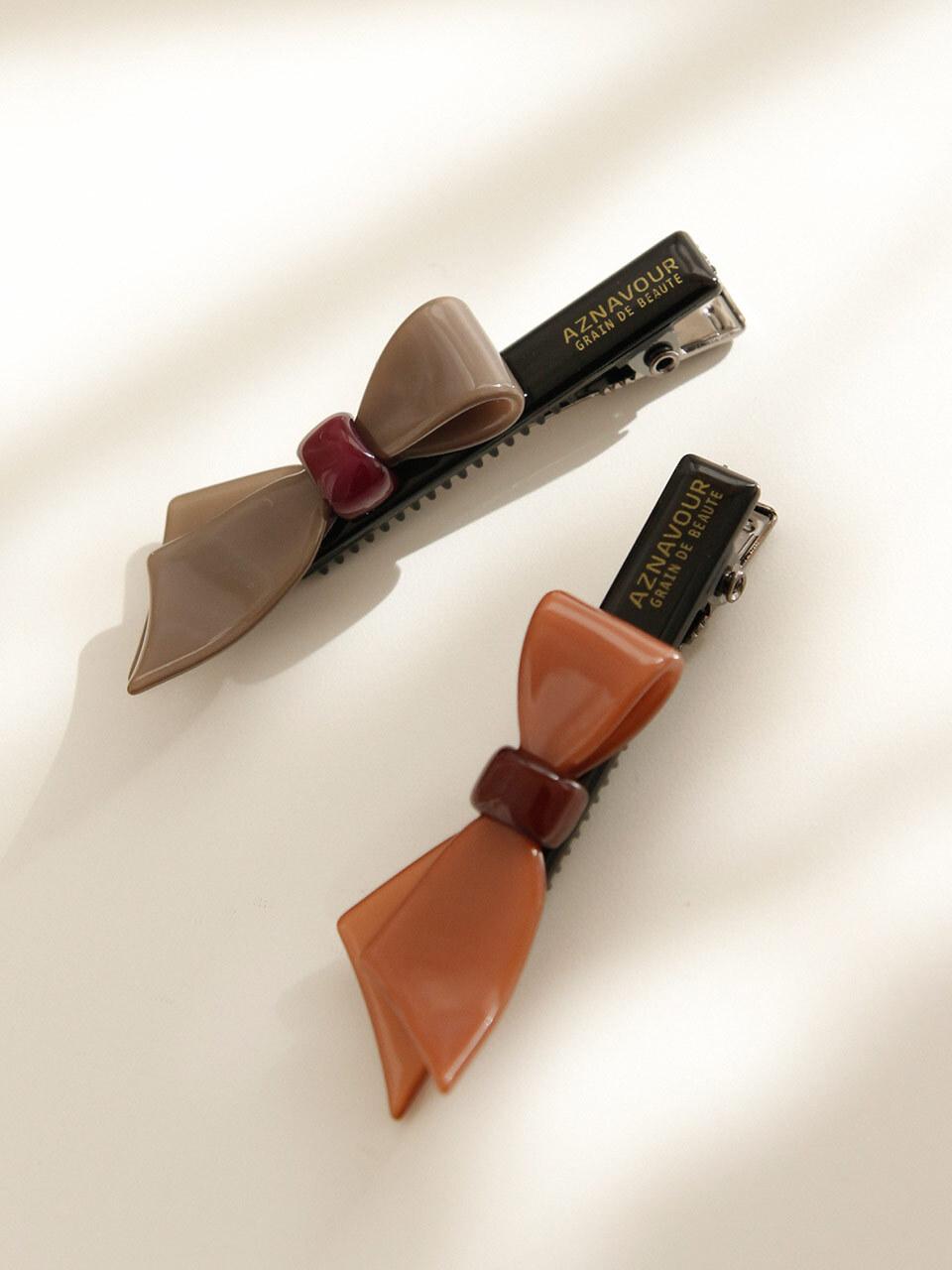 J.Lauren Celluloid Single Knot Ribbon Point Hair Pin H01121