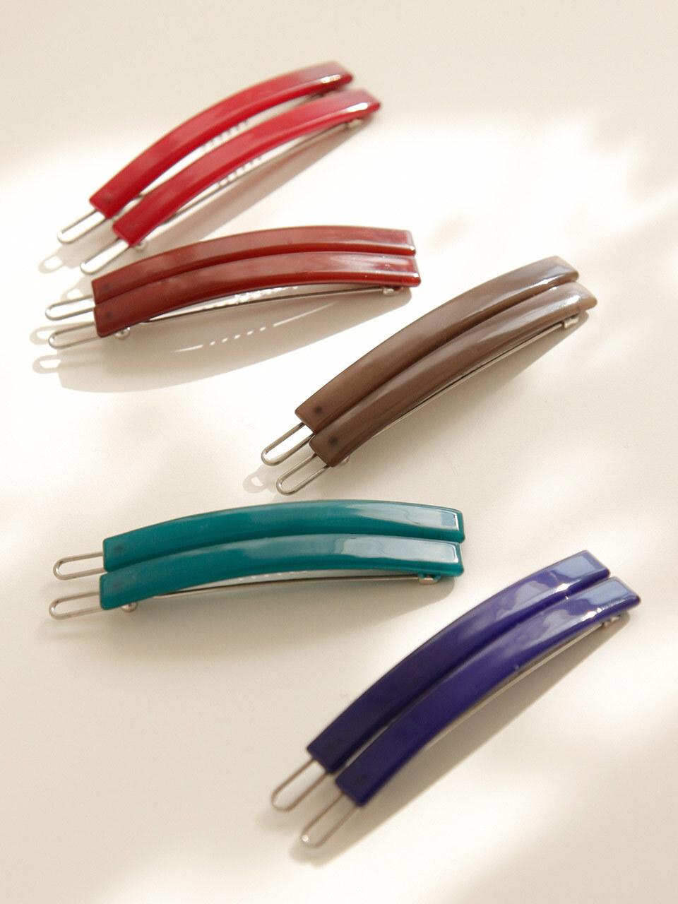 J.Lauren Celluloid Straight Square Hair Pin Set H01118