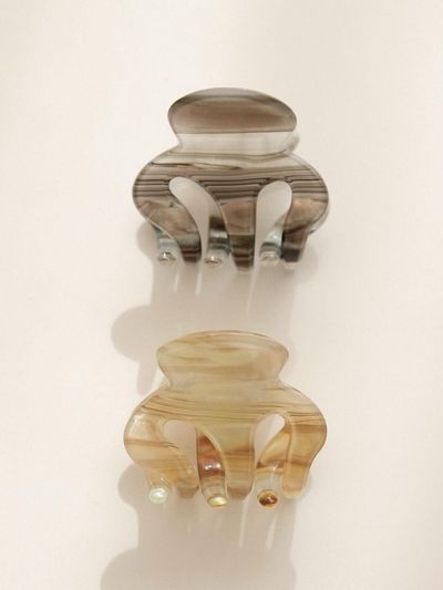 J.Lauren Cellulose Marble Mini Hair Claw Clip (H01312)