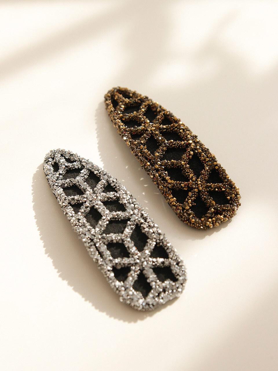 J.Lauren Cubic Snow Point Hair Clip H01134