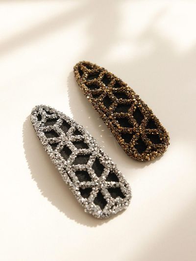 J.Lauren Cubic Snow Point Hair Clip H01134