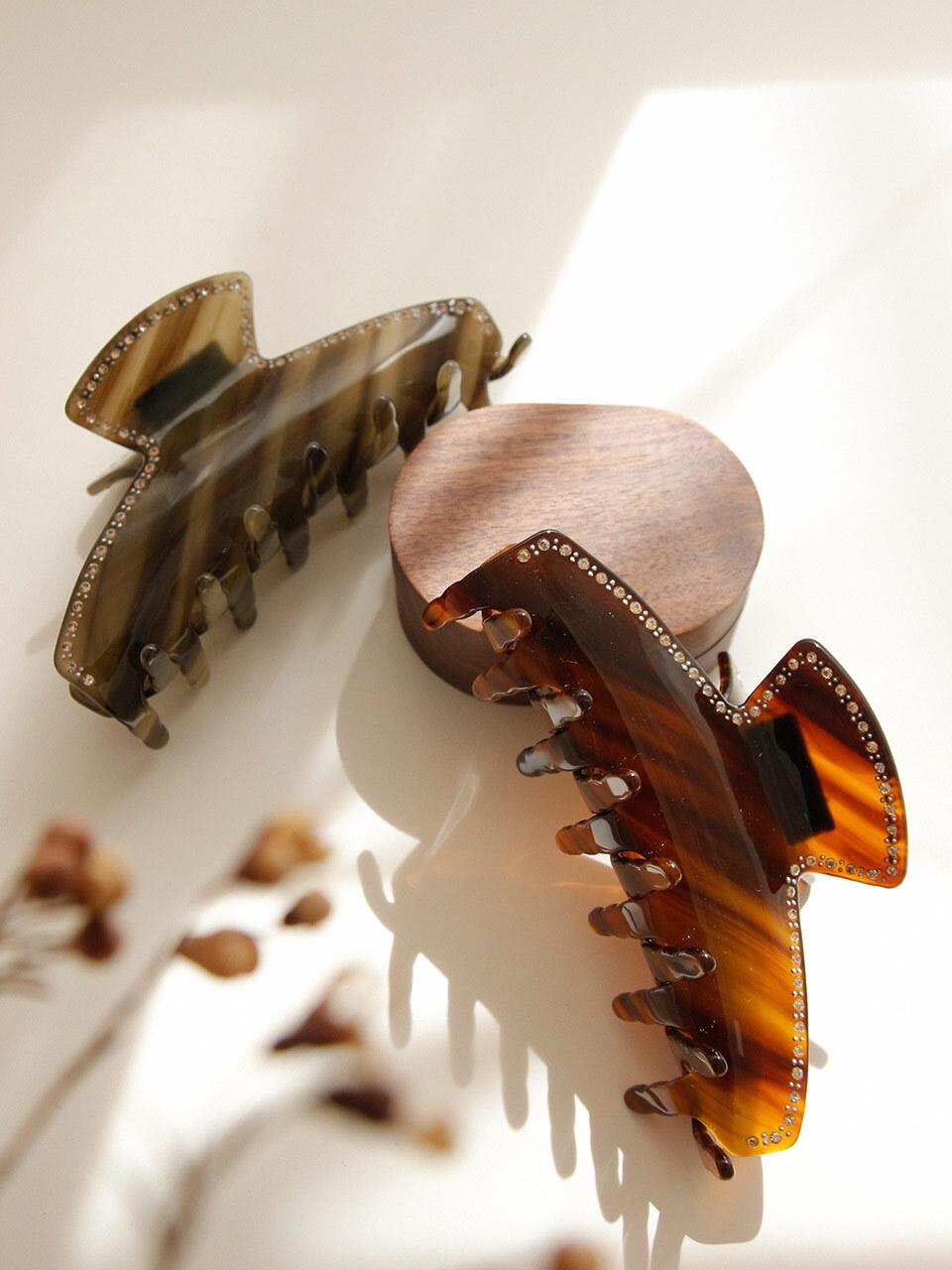 J.Lauren French Celluloid Oversized Hair Clip (Bh0912)
