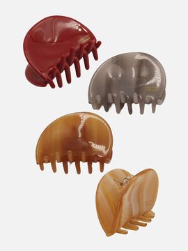 J.Lauren French Half Moon Mini Hair Claw Clip (H01352)