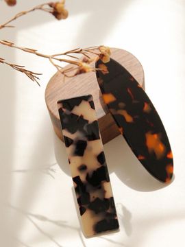 J.Lauren French Leopard Auto Hair Pin (Bh0903)