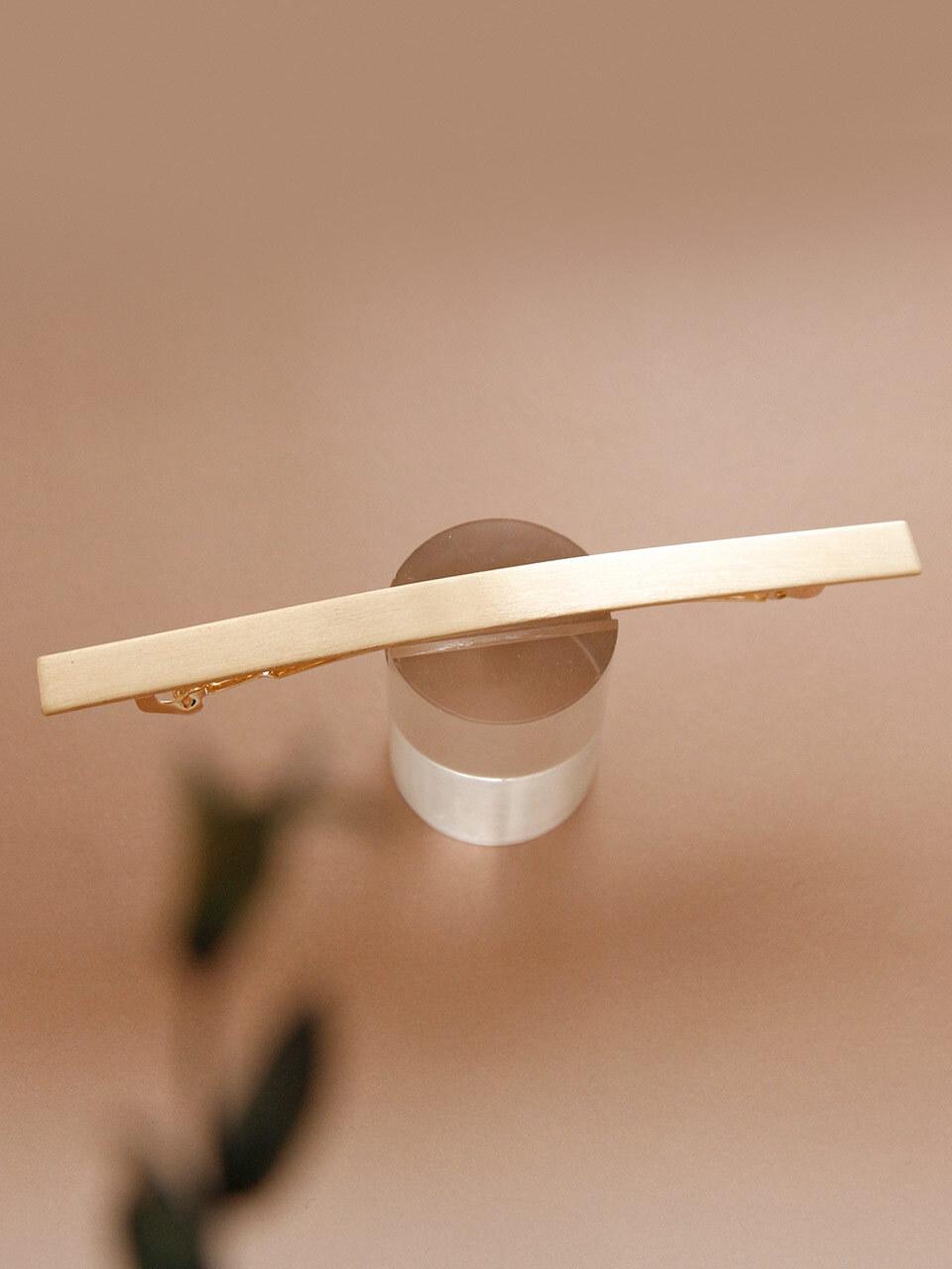 J.Lauren French Metal Slim Line Auto Hair Pin H01202
