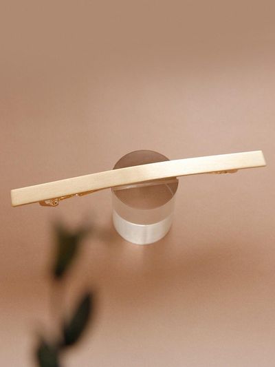 J.Lauren French Metal Slim Line Auto Hair Pin H01202