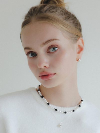 J.Lauren Hammer Pebble Silver Necklace