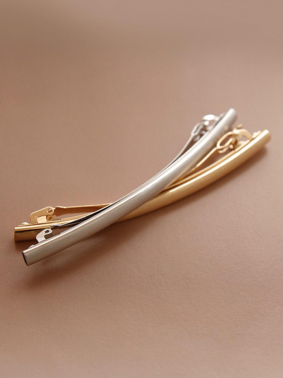 J.Lauren Hollow Metal Long Auto Hair Pin H01200