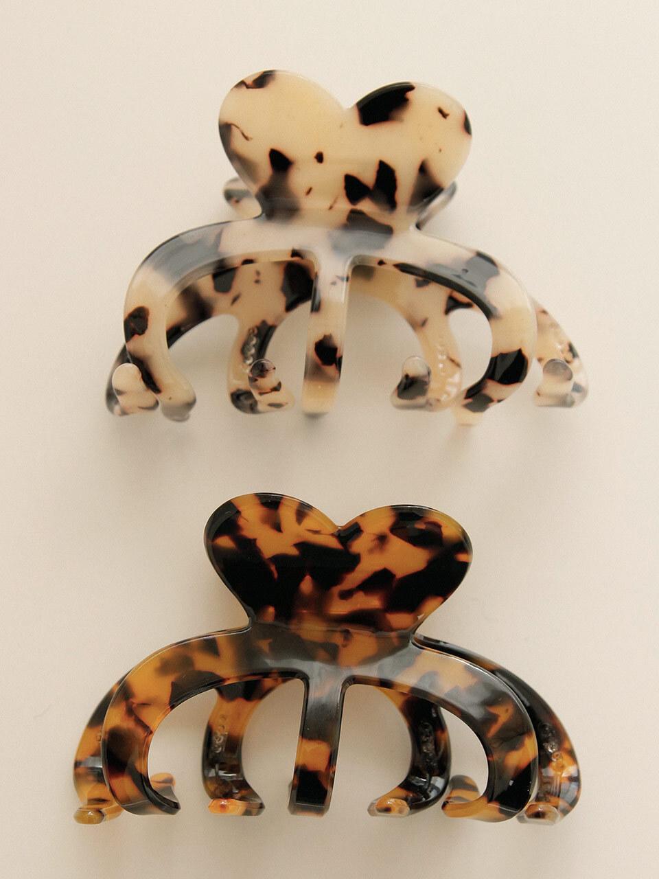 J.Lauren Leopard Print Butterfly Single-headed Hair Clip (H01300)