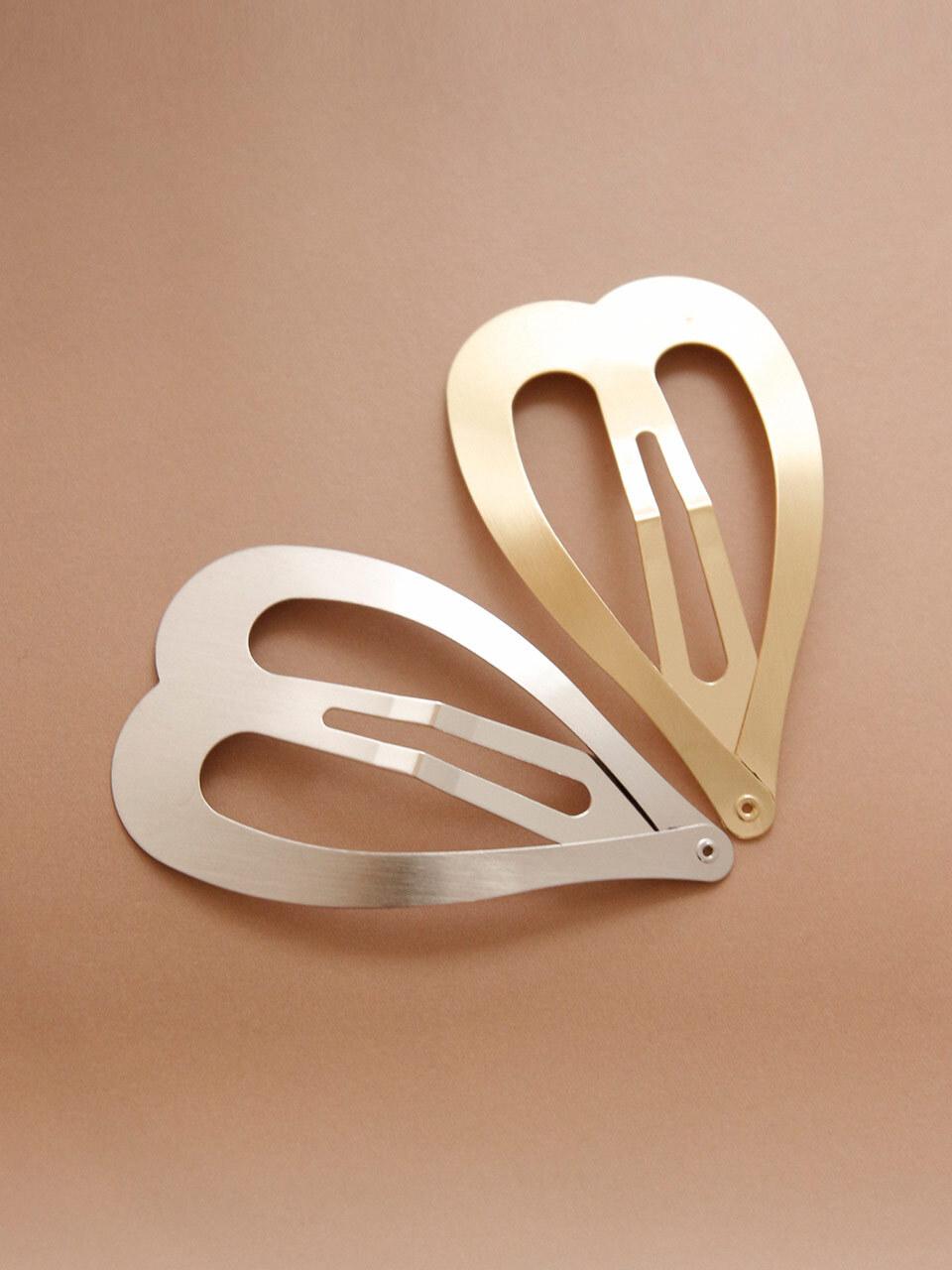 J.Lauren Metal Heart Hair Pin H01191