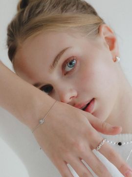 J.Lauren Mini Heart Chain Bracelet