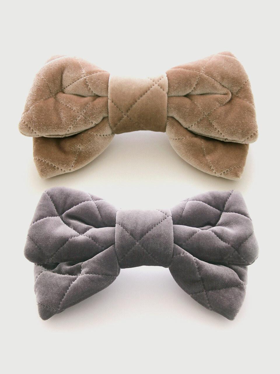 J.Lauren Quilted Ribbon Automatic Hair Clip (H01322)