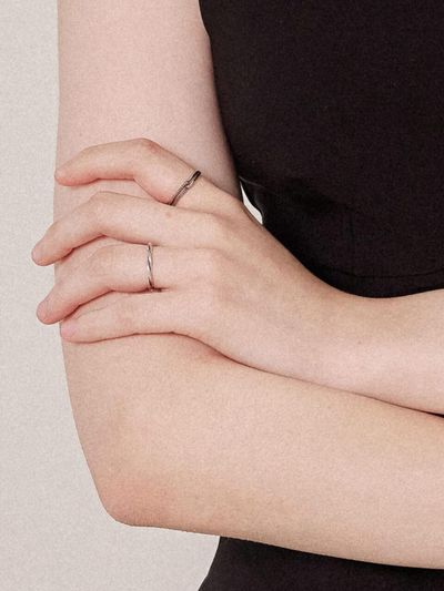 J.Lauren Sterling Silver Twisted Antique Ring (R0686)