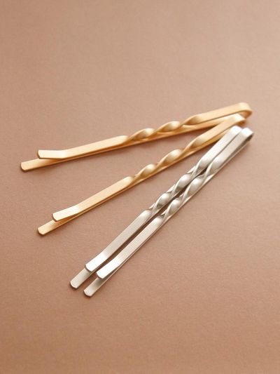 J.Lauren Twisty Metal Bobby Hair Pin Set H01190