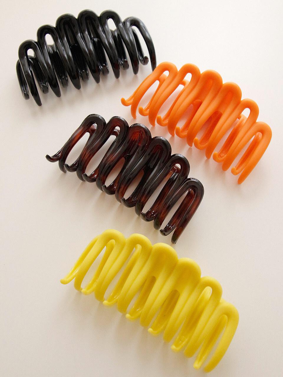 J.Lauren Zigzag Cellulose Big Hair Claw Clip Bh0872
