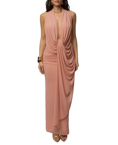 Jluxlabel Jluxlabel Alaina Plunge Maxi Dress