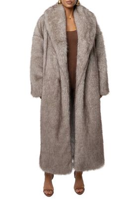JLUXLABEL JLUXLABEL Aspen Days Faux Fur Coat