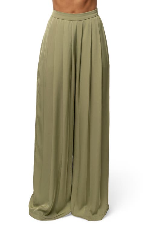 JLUXLABEL JLUXLABEL Clara Pleated Wide Leg Trousers