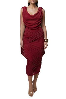 JLUXLABEL JLUXLABEL Divine Drape Skirt Set