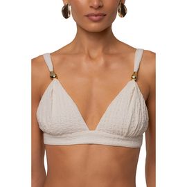 JLUXLABEL JLUXLABEL Dockside Crepe Knit Bralette