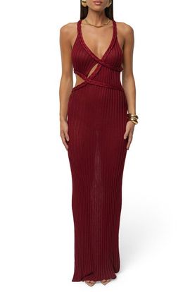 JLUXLABEL JLUXLABEL Drift & Dream Open Back Body-Con Maxi Sundress