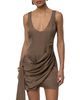 Jluxlabel Jluxlabel Golden Passage Mini Dress - 3