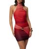 Jluxlabel Jluxlabel Halter Mini Dress - 5