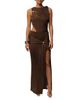 Jluxlabel Jluxlabel Hazel Metallic Wrap Skirt - 2