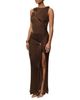 Jluxlabel Jluxlabel Hazel Metallic Wrap Skirt - 6